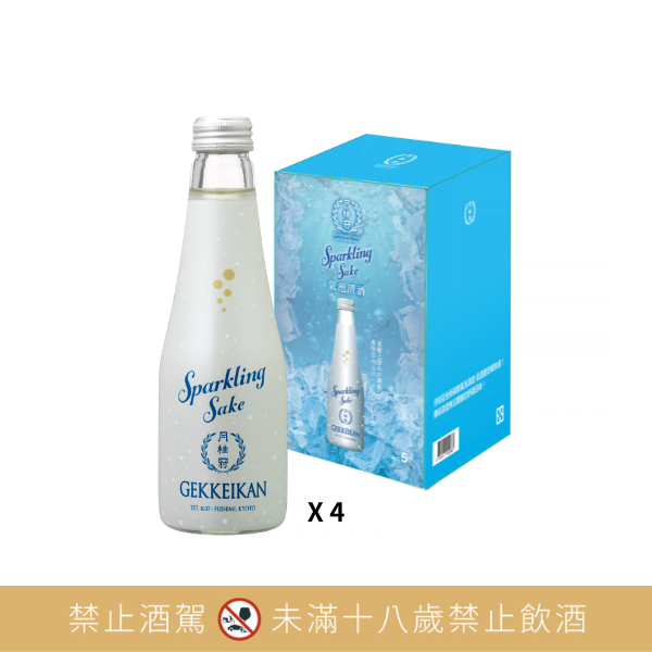月桂冠 氣泡清酒 250mL 4入組